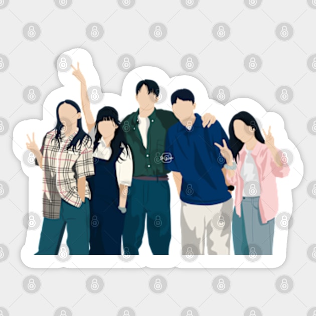 Twenty-Five, Twenty-One Korean Drama Sticker by ayshatazin